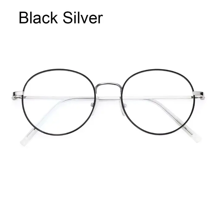 Lunettes anti-lumière bleue pour femmes et hommes, lunettes classiques à monture métallique, lunette