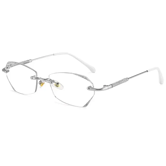 Lunettes de lecture haut de gamme découpées en diamant pour personnes d'âge moyen et âgées, Anti-lum