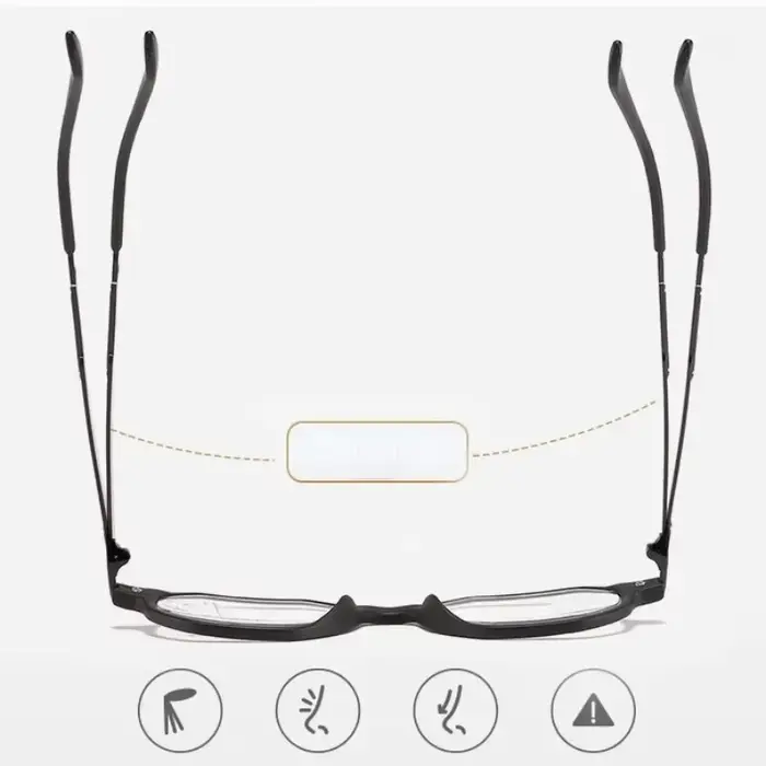 Lunettes de presbytie multifocales intelligentes HD pour hommes