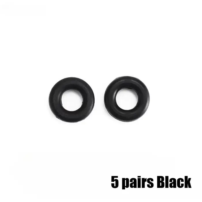 Poignée d'oreille ronde pour lunettes, 10 pièces, retenue de manchon de pointe de tempe, retenue de