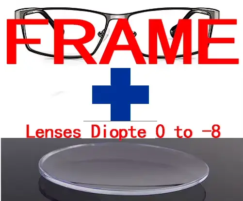 Lunettes optiques opitiennes sur mesure pour hommes et femmes, monture sur mesure pour myopie, mode 