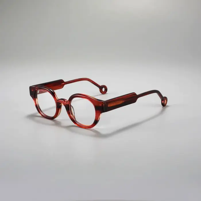 Montures de lunettes en acétate, matériau épais, monture ovale, lunettes pour hommes et femmes, desi