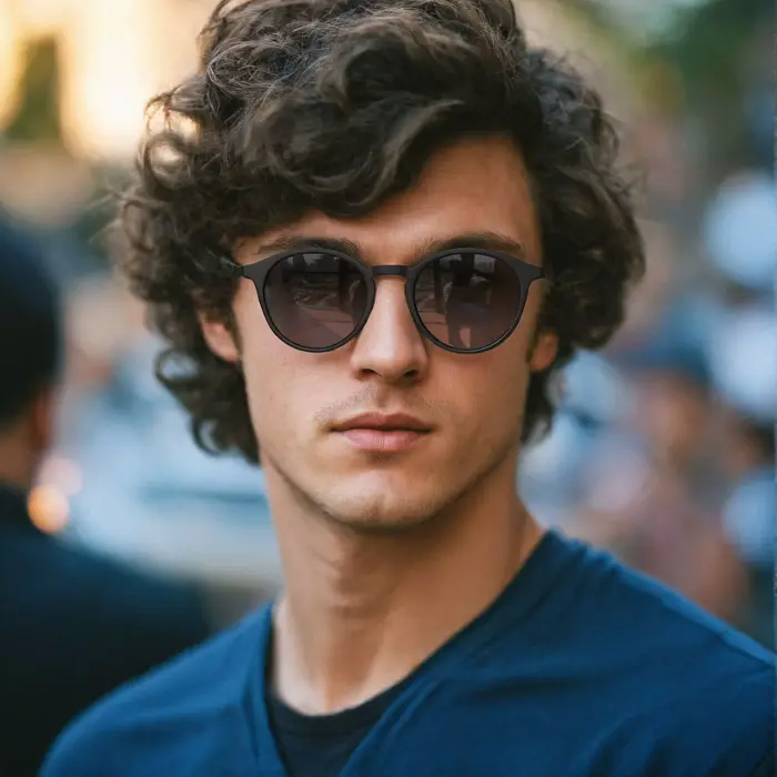 ZENOTTIC rétro lunettes de soleil polarisées pour hommes femmes Vintage cadre rond jambes en caoutchouc