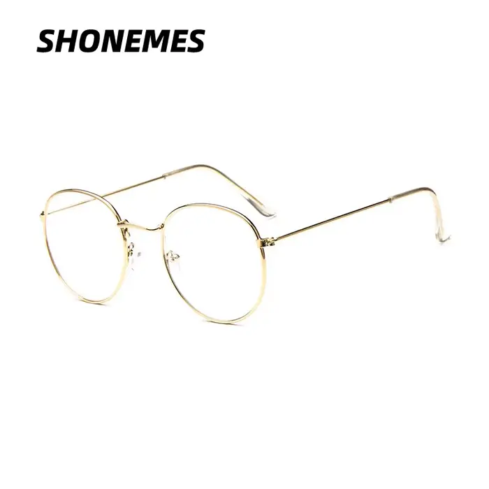 SHONEMES Lunettes rondes classiques monture en métal