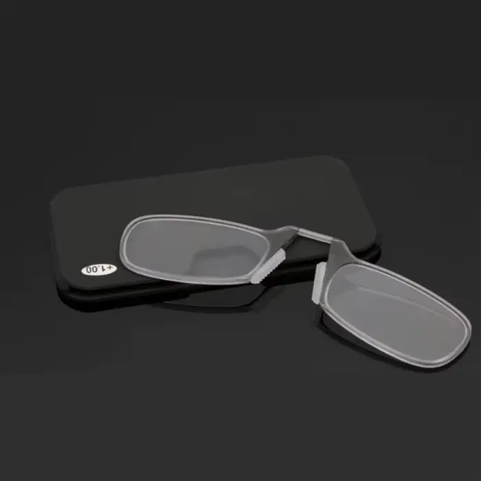 Pince-nez lunettes de lecture portables sans monture ultra-mince