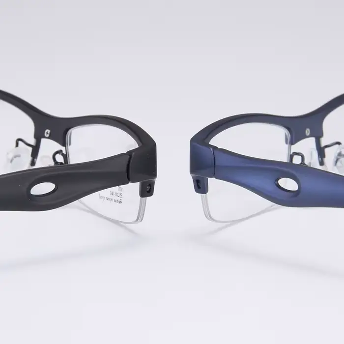 BCLEAR-Lunettes de sport carrées à demi-monture de lunettes pour hommes, lunettes colorées, design d