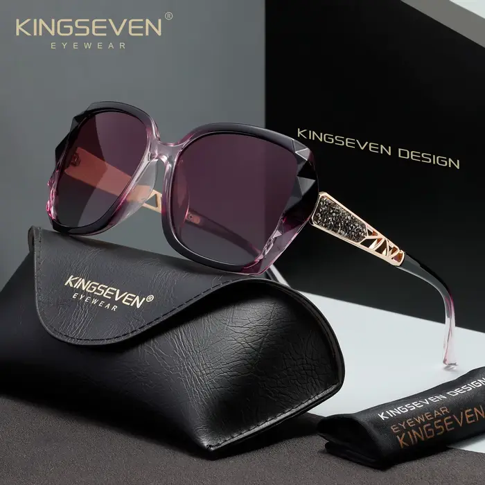 KINGSEVEN – lunettes de soleil tendance pour femmes, style papillon, pour la conduite en extérieur, 