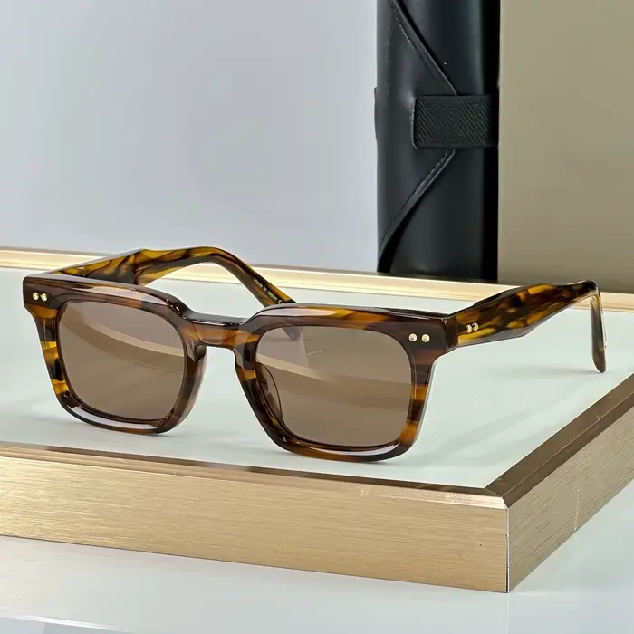 Lunettes de soleil de luxe MONOLIX DTS750 rectangulaires en acétate