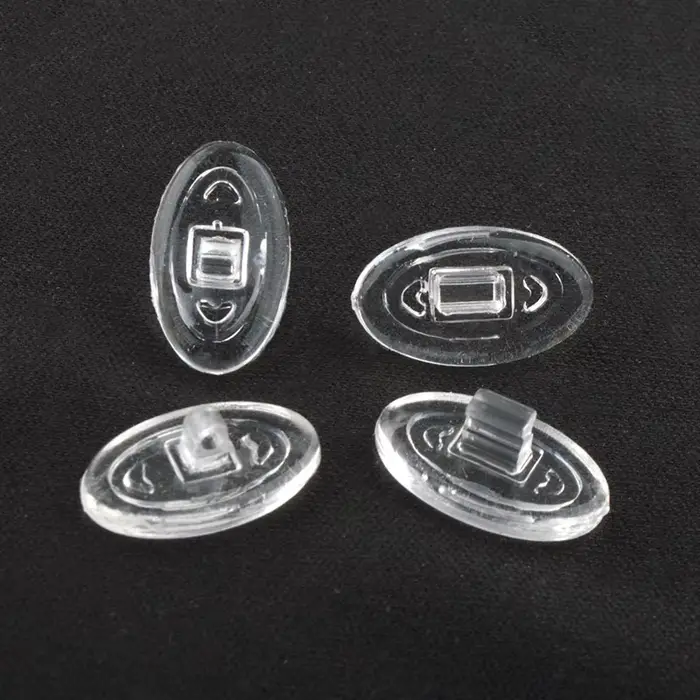 20 pièces/100 pièces Silicone Lunettes Antarcpromp ket Anti-ald Doux Confortable Ovale AntarcPads Verre Support