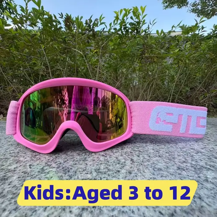 Lunettes de ski pour enfants ETB, adaptées au ski, au patinage, à la protection contre le vent et au