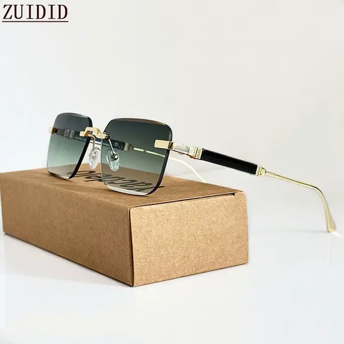 Nouveau 2024 lunettes De soleil carrées femmes à la mode Vintage concepteur