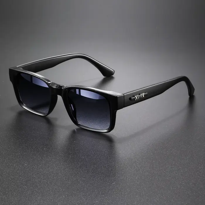 Lunettes de soleil carrées de luxe léger