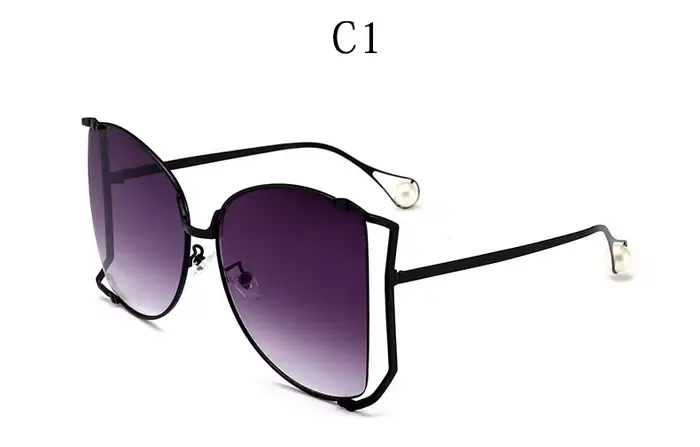 Respzed-Lunettes de soleil D Square pour femmes, marque de luxe, œil de chat, verres transparents, p