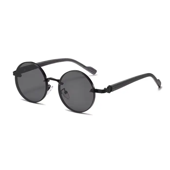 Lunettes de soleil rondes vintage 2025 – Tendance classique dégradée pour l'extérieur – Design de ma