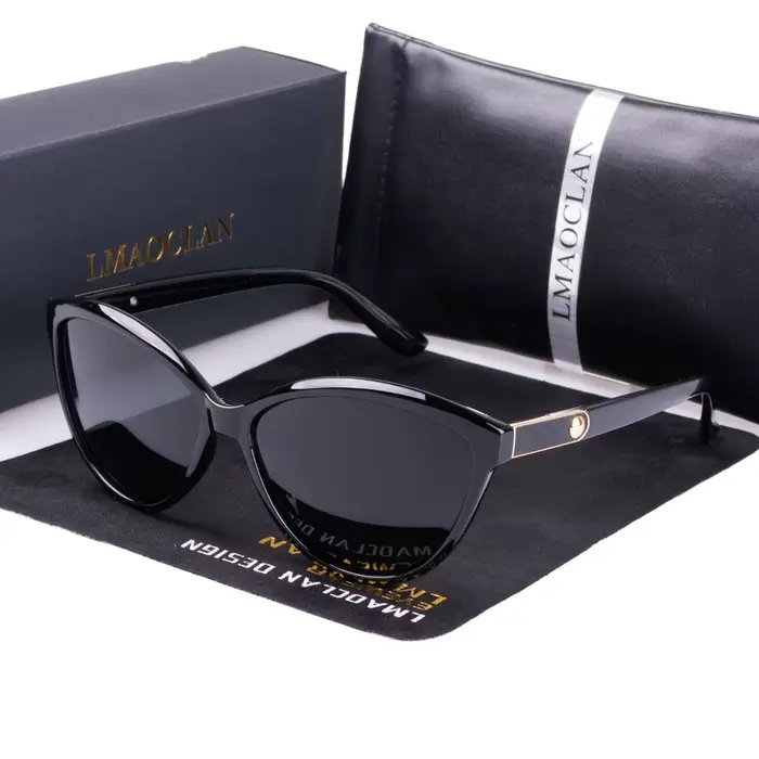 Nouveau 2024 femmes lunettes de soleil polarisées de luxe mode oeil de chat dames Vintage marque con