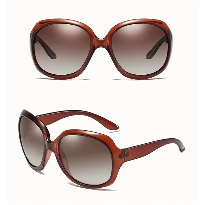 Nouvelles nuances lunettes de soleil pour femmes UV 400 lunettes de soleil carrées surdimensionnées 