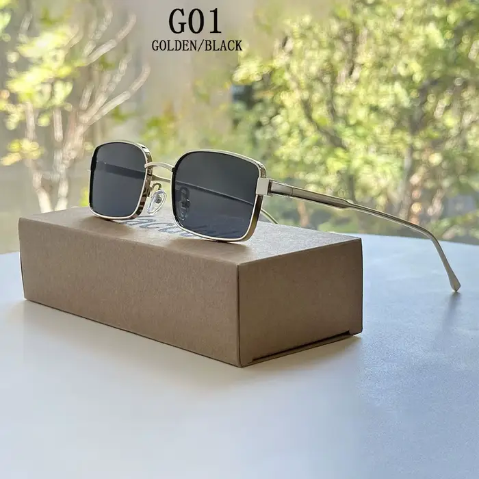 Lunettes de soleil carrées de styliste, tendance et à la mode, pour l'extérieur, offre de bienvenue,