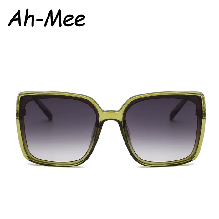 Randonnée mode surdimensionné carré Anti lumière lunettes Vintage marque concepteur
