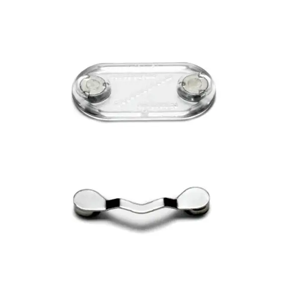 Porte-lunettes magnétique garder les lunettes supports de lunettes magnétiques sûrs Badge d'identifi