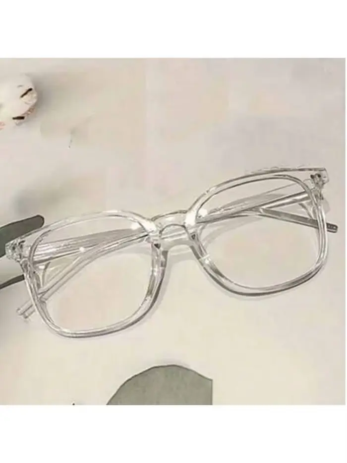 1/3 paires de lunettes de mode universelles, lunettes à monture carrée, style campus à la mode, mont