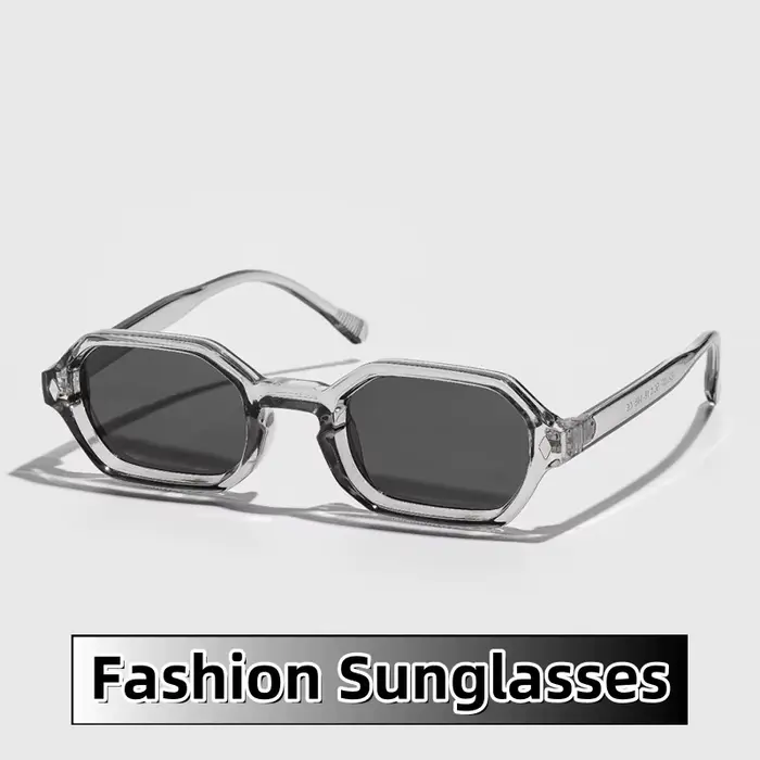 Lunettes de soleil à petite monture carrée
