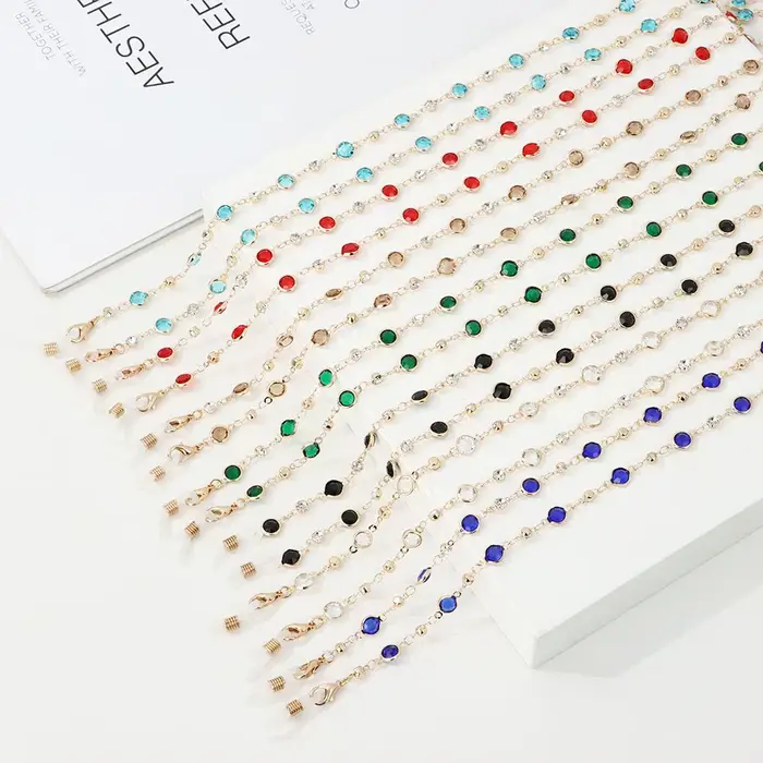 JOFor-Lunettes de soleil en cristal pour femmes