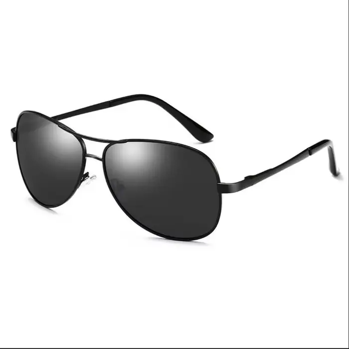Lunettes de soleil ovales pour hommes, lentille moins polarisée, pilote d'aviation, 0 -0.5 -0.75 -1.