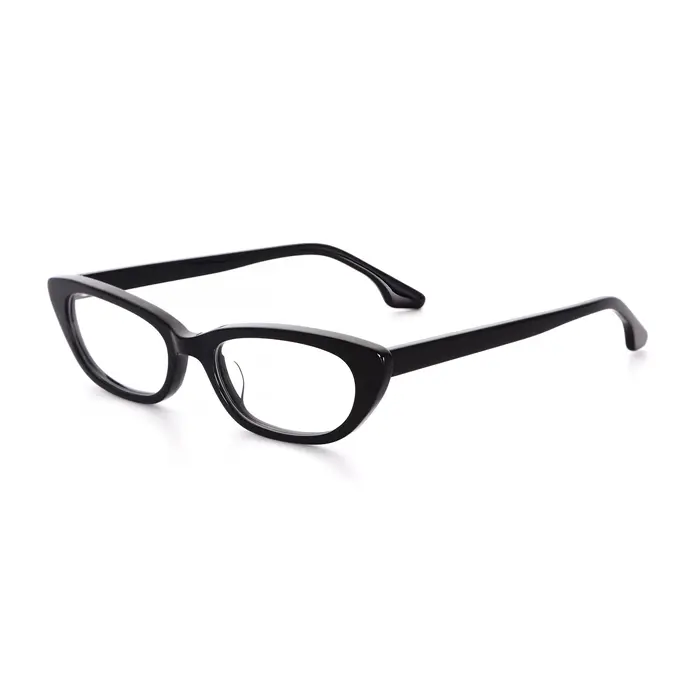 Lunettes Vintage en acétate de haute qualité pour femmes, rétro, mode optique, œil de chat, marque d