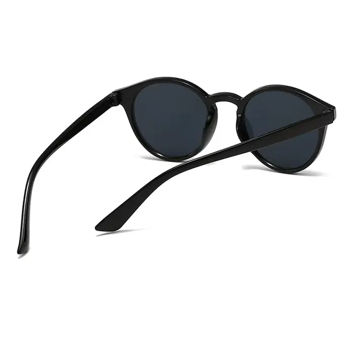 Lunettes de soleil rétro mode pour femmes Vintage petit cadre rond