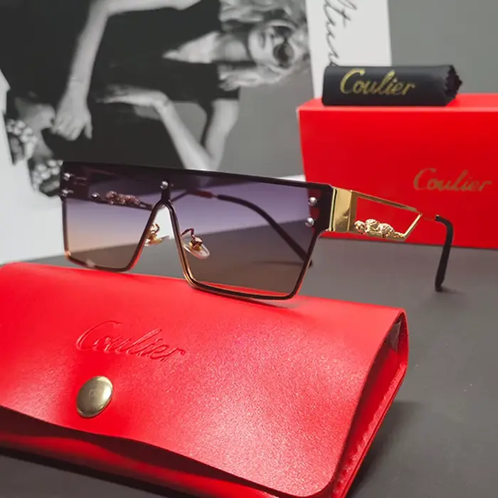 Lunettes de soleil vintage colorées pour femmes